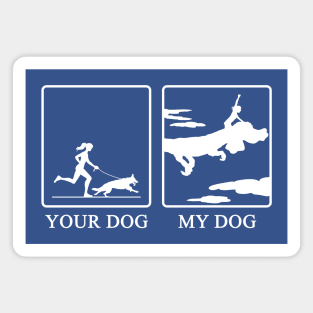 Your Dog vs My Dog (Falkor) Magnet